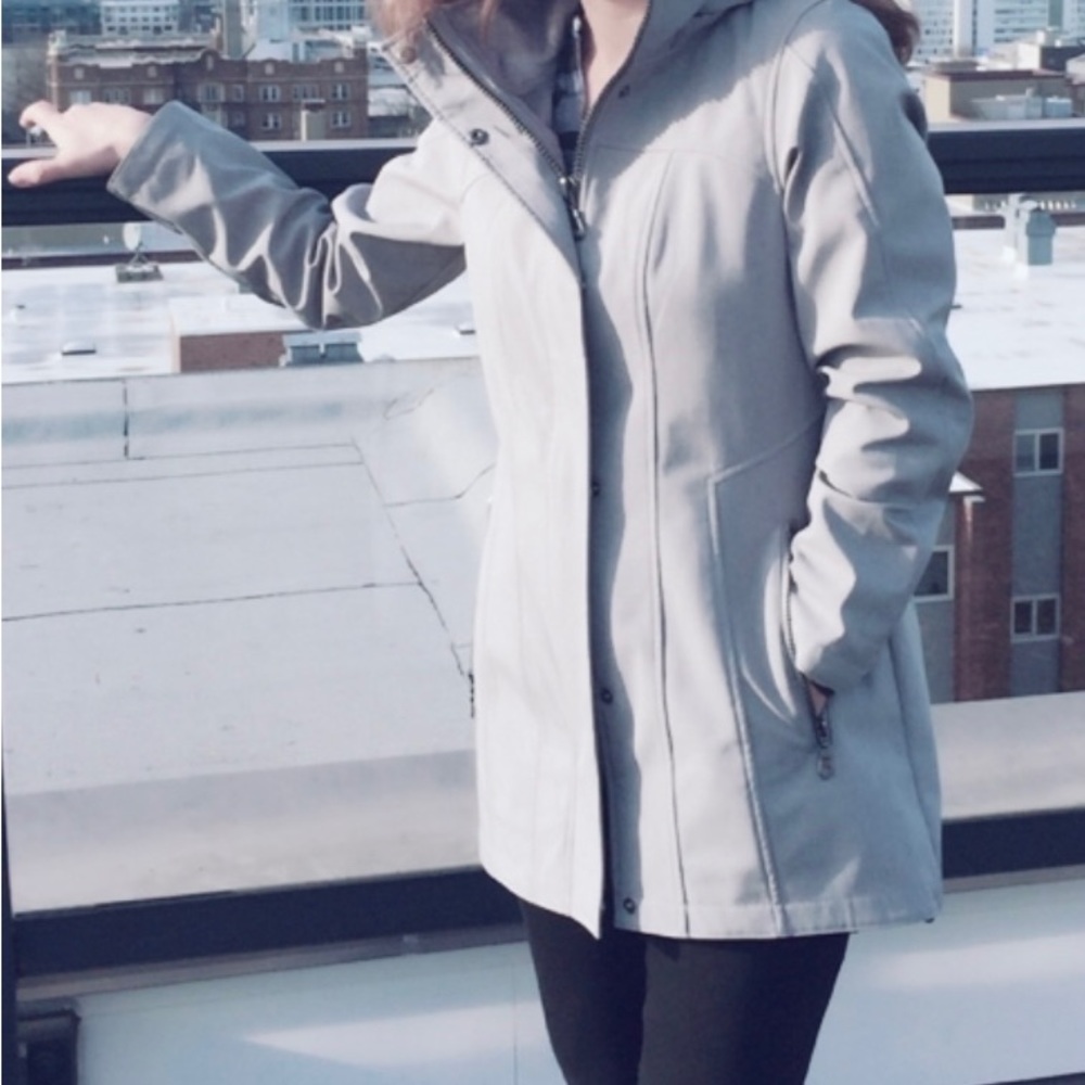 Grey coat/jacket waterproof